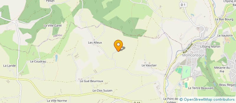 localisation de l'entreprise GAEC DE LA GRANDE NOE à PLEMY