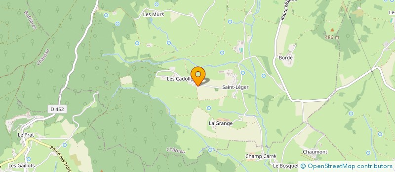 localisation de l'entreprise GAEC DE LA GRANDE VERRIERE  CHERIZET