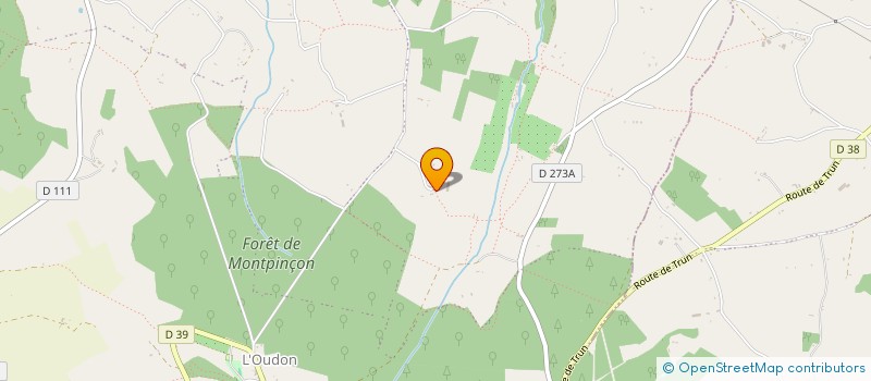 localisation de l'entreprise GAEC DE LA GRAVELLE à SAINT-PIERRE-EN-AUGE
