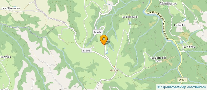 localisation de l'entreprise GAEC DE LA GRAVIERE à CONQUES-EN-ROUERGUE