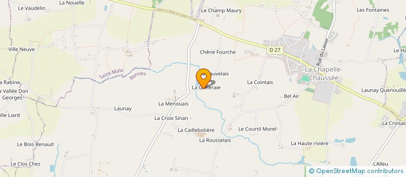 localisation de l'entreprise GAEC DE LA GREMILLERE à SAINT-SYMPHORIEN