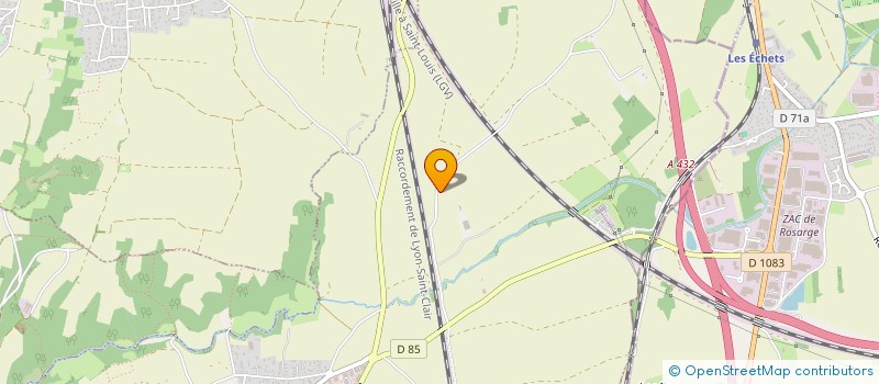 localisation de l'entreprise GAEC DE LA GRIVE  CAILLOUX-SUR-FONTAINES