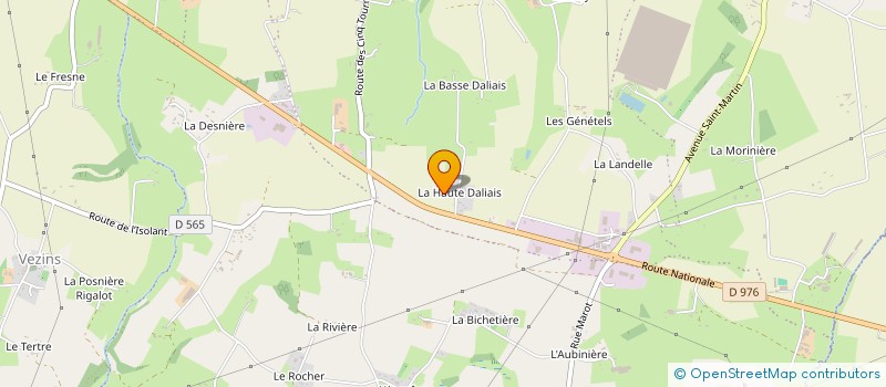 localisation de l'entreprise GAEC DE LA GUERIVIERE à ISIGNY-LE-BUAT