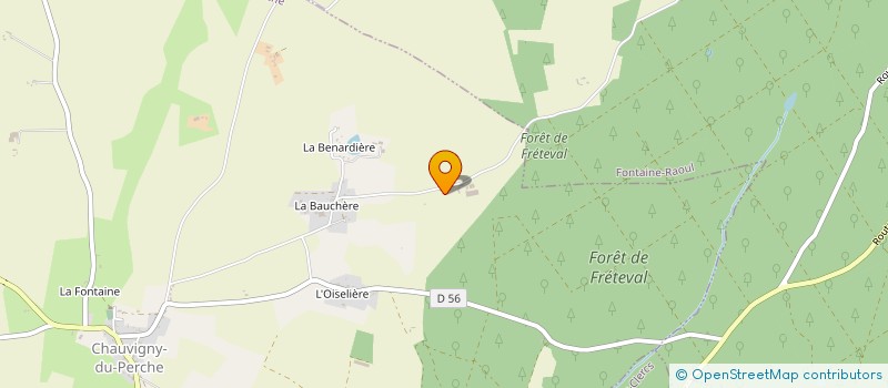 localisation de l'entreprise GAEC DE LA GUICHE à CHAUVIGNY-DU-PERCHE