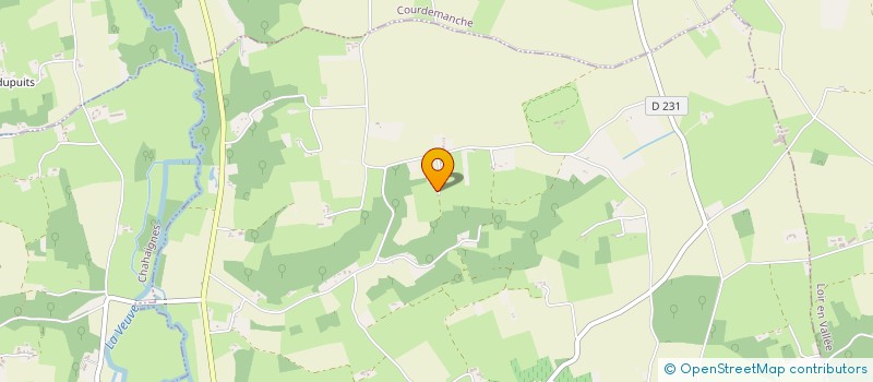 localisation de l'entreprise GAEC DE LA GUILLONNIERE à LOIR EN VALLEE