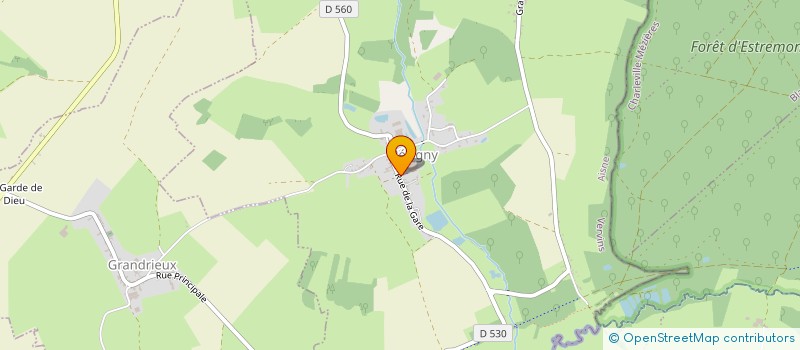 localisation de l'entreprise GAEC DE LA HAIE D'ACIER  RESIGNY