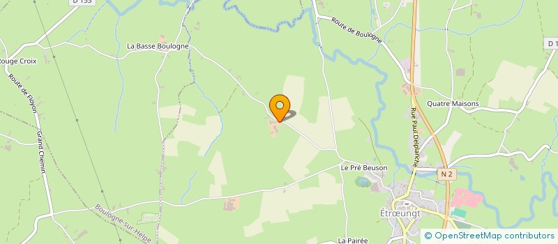 localisation de l'entreprise GAEC DE LA HAUTE BORNE  ETRUNGT