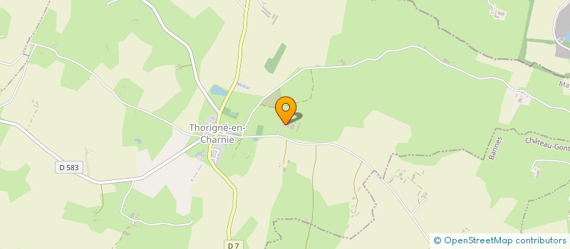 localisation de l'entreprise GAEC DE LA HAUTE FORTERIE à THORIGNE EN CHARNIE