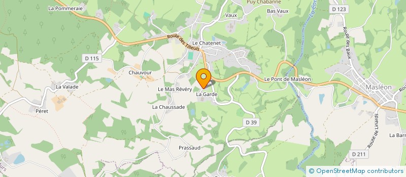 localisation de l'entreprise GAEC DE LA HAUTE GARDE à EYBOULEUF