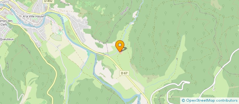 localisation de l'entreprise GAEC DE LA HAUTE LOUE à MONTGESOYE