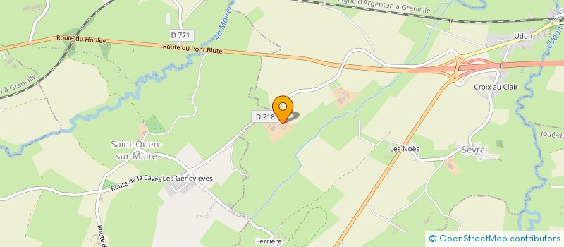 localisation de l'entreprise GAEC DE LA HAUTE RIVIERE à SEVRAI