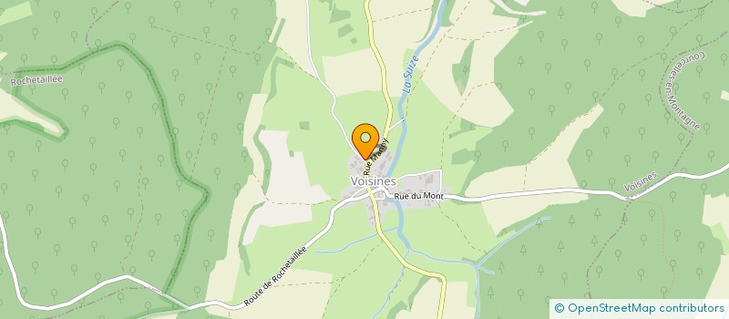 localisation de l'entreprise GAEC DE LA HAUTE SUIZE à VOISINES