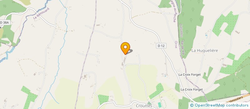 localisation de l'entreprise GAEC DE LA HAUTONNIERE à CROUTTES