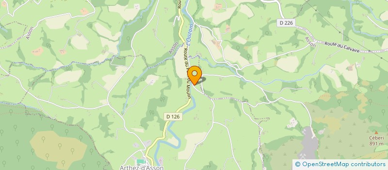 localisation de l'entreprise GAEC  DE LA HECHE  ASSON