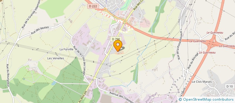 localisation de l'entreprise GAEC DE LA HELLOTERIE à PLOUFRAGAN