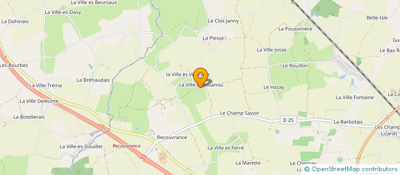 localisation de l'entreprise GAEC DE LA HERGUENAIS à CAULNES