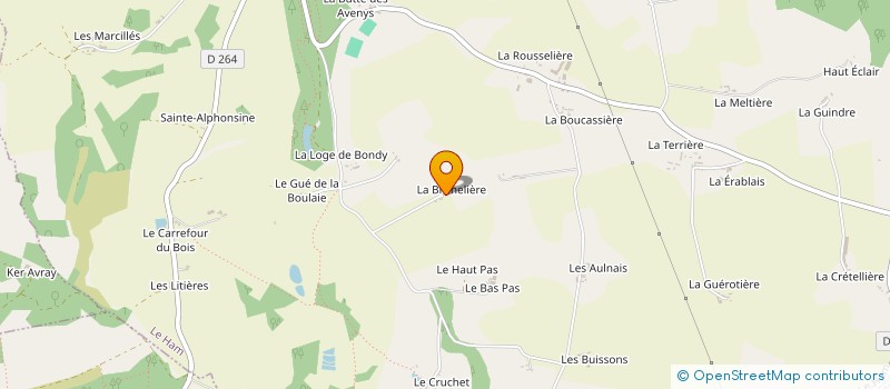 localisation de l'entreprise GAEC DE LA HESLIERE  LE HAM