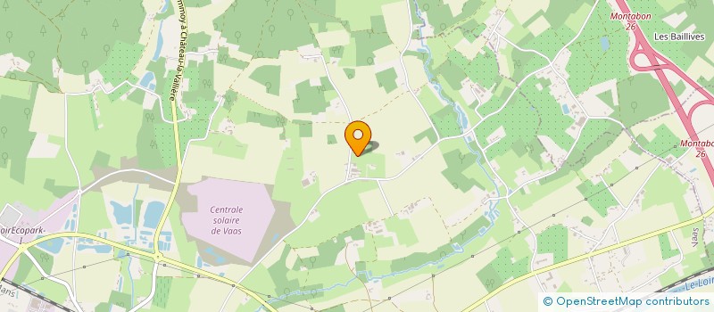 localisation de l'entreprise GAEC DE LA HUTTE  CHENU