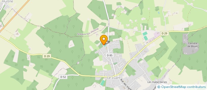 localisation de l'entreprise GAEC DE LA JACQUELINIERE  LE LUART