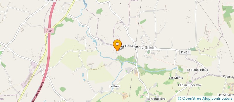 localisation de l'entreprise GAEC DE LA JANIERE à LA COLOMBE