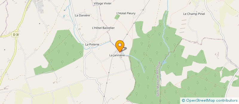 localisation de l'entreprise GAEC DE LA JANIERE à DANGY