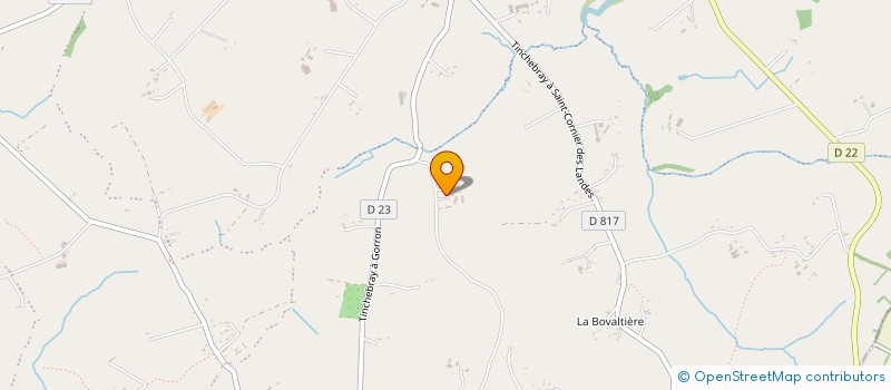 localisation de l'entreprise GAEC DE LA JOUANNERIE à TINCHEBRAY-BOCAGE