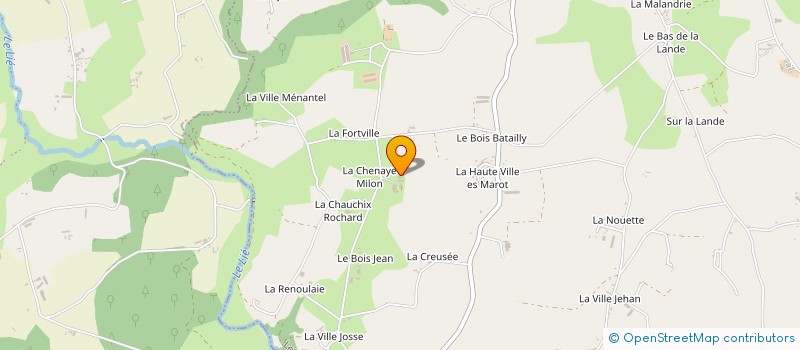 localisation de l'entreprise GAEC DE LA LAITIERE à LE MENE