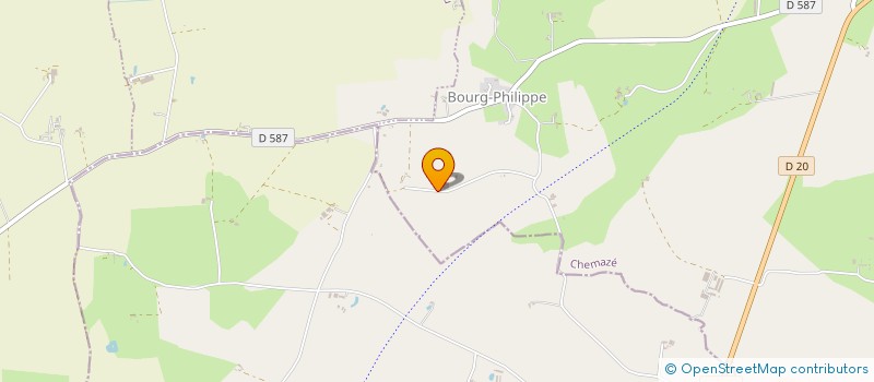 localisation de l'entreprise GAEC DE LA LANDE à SAINT FORT