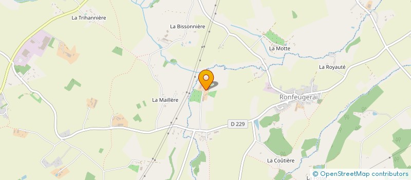 localisation de l'entreprise GAEC DE LA LANDRIERE à ATHIS-VAL DE ROUVRE