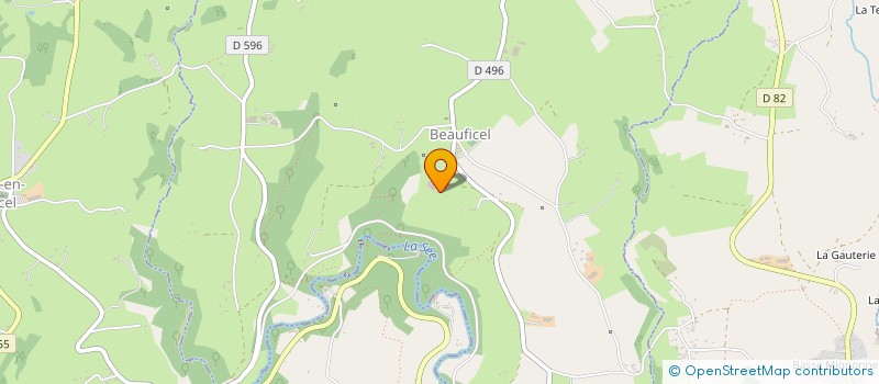 localisation de l'entreprise GAEC DE LA LIVRAIRE à BEAUFICEL