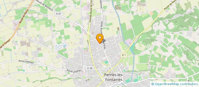 localisation de l'entreprise GAEC DE LA LOGE à VENASQUE