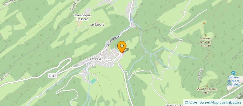localisation de l'entreprise GAEC DE LA LOGE à LES GRAS