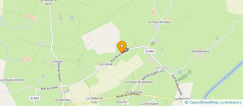localisation de l'entreprise GAEC DE LA LONDE à CARENTAN-LES-MARAIS