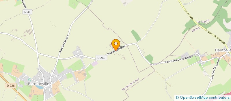 localisation de l'entreprise GAEC DE LA LONDE  TERRES-DE-CAUX