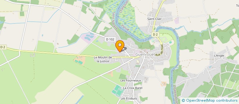 localisation de l'entreprise GAEC DE LA LOUISIANE à DREFFEAC