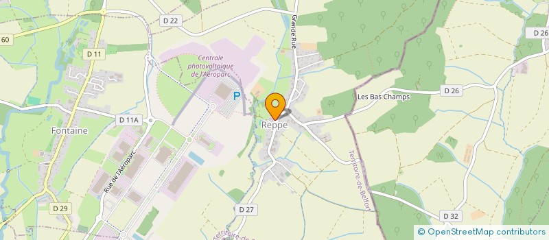 localisation de l'entreprise GAEC DE LA LOUTRE  REPPE