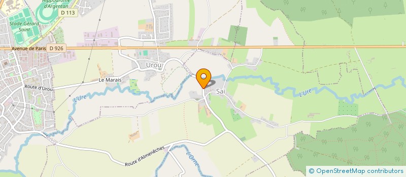 localisation de l'entreprise GAEC DE LA LUNE à GOUFFERN EN AUGE