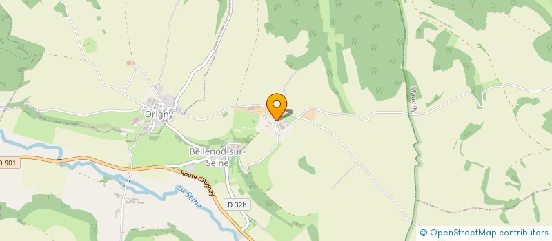 localisation de l'entreprise GAEC DE LA MAISON  BELLENOD-SUR-SEINE