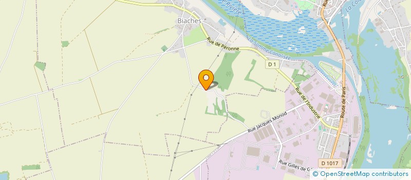 localisation de l'entreprise GAEC DE LA MAISONNETTE  BIACHES