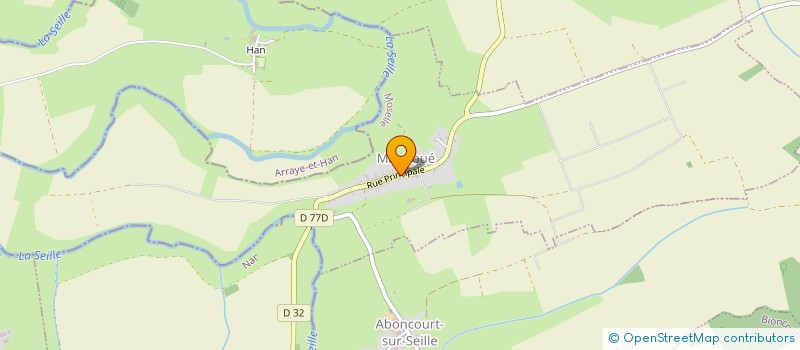 localisation de l'entreprise GAEC DE LA MAIZIERE  JALLAUCOURT