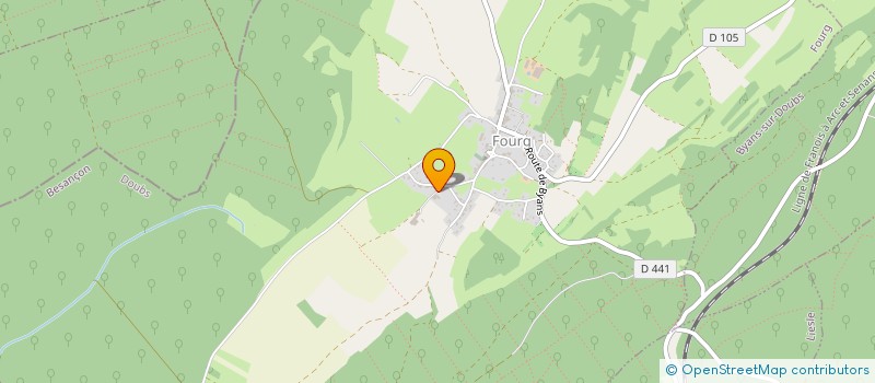 localisation de l'entreprise GAEC DE LA MARCOTTE à FOURG