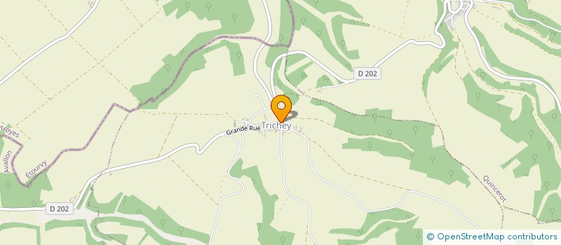 localisation de l'entreprise GAEC DE LA MARE  TRICHEY