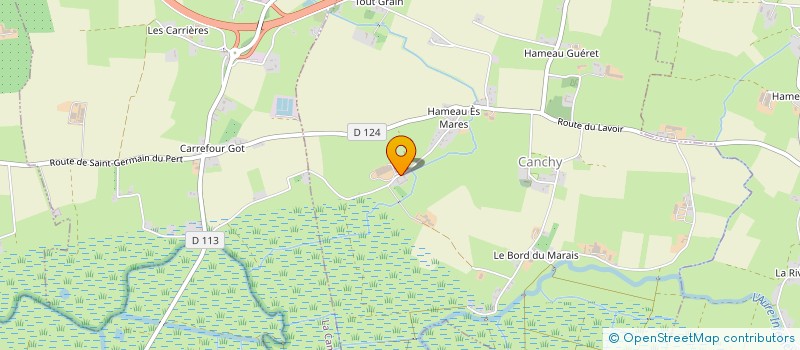 localisation de l'entreprise GAEC DE LA MARE à CANCHY