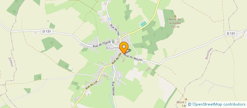 localisation de l'entreprise GAEC DE LA MARETTE à BOURTHES