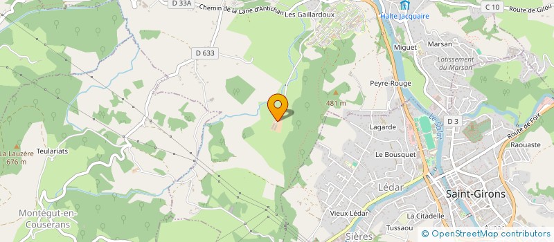 localisation de l'entreprise GAEC DE LA MARGE à GAJAN