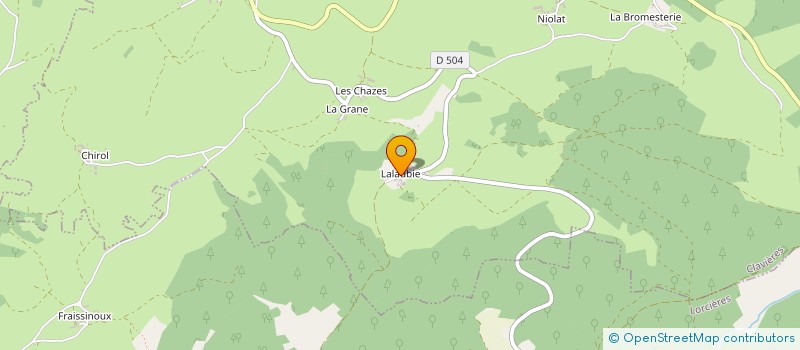localisation de l'entreprise GAEC DE LA MARGERIDE à CLAVIERES