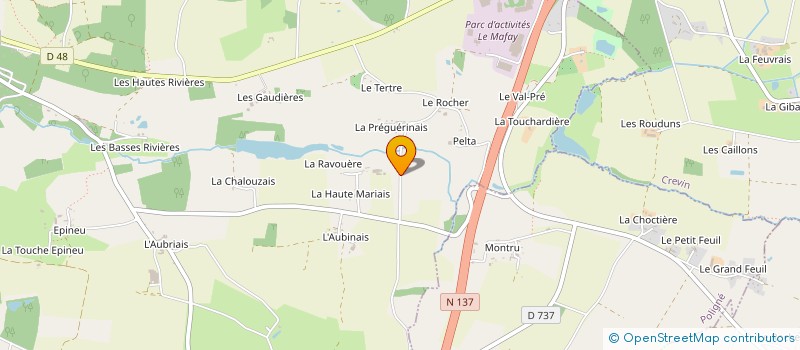 localisation de l'entreprise GAEC DE LA MARIAIS  BOURG-DES-COMPTES