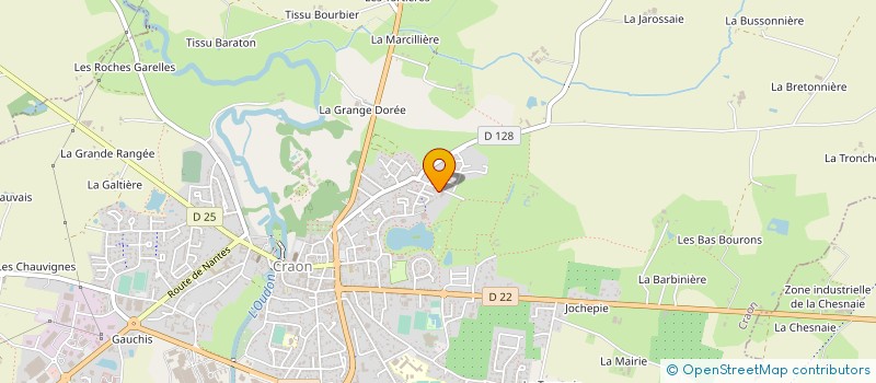 localisation de l'entreprise GAEC DE LA MAROTTERIE à SAINT-QUENTIN-LES-ANGES
