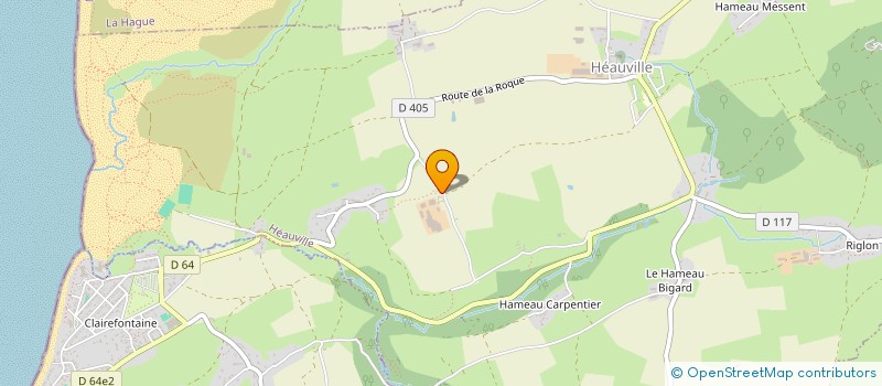 localisation de l'entreprise GAEC DE LA MARTIVIERE à TREAUVILLE