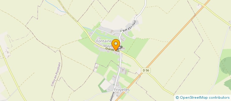 localisation de l'entreprise GAEC DE LA MAYE  FONTAINE-SUR-MAYE